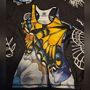 InkNBurn Flutter Butterfly Raceback NWT Medium